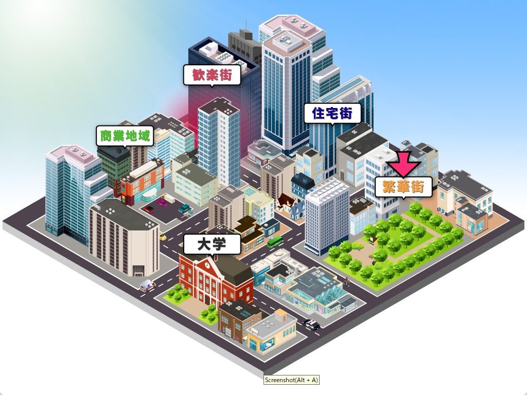 魔法少女莱万提亚频道 角色养成 场景图